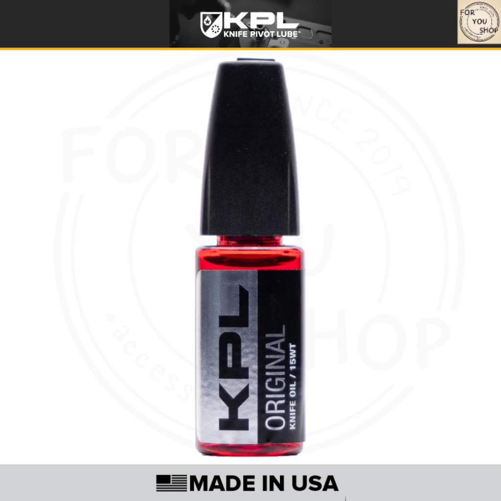 KPL Original Knife Oil 10ml น้ำมันหยอดมีดพับ สูตรกลาง 15WT ลื่นนุ่ม หล่อลื่นแกนพับ กันสนิม ไม่แห้ง