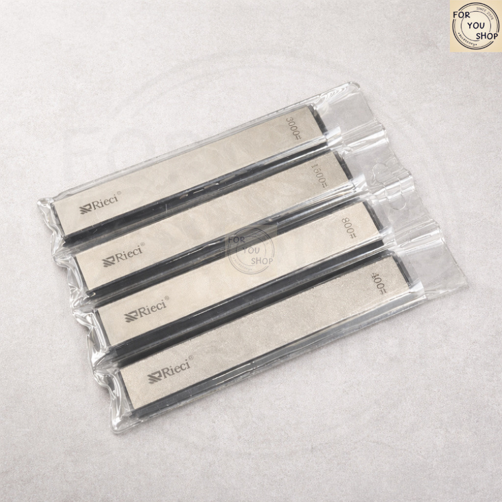 RIECI ชุดหินลับมีดเพชร Diamond Sharpening Stone 4 เบอร์ สำหรับมีดครัว มีดอเนกประสงค์ เหมาะกับ RC-003