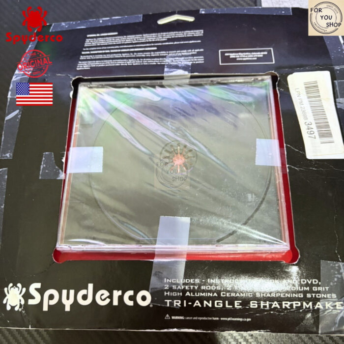 (สินค้าตีคืนมีตำหนิ) ชุดลับมีด Spyderco Sharpmaker 204MF ของแท้ พร้อมแท่งหินเซรามิก+DVD คู่มือ