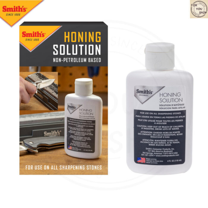Smith’s Honing Solution 4oz น้ำมันลับมีด สูตรพิเศษ Premium หล่อลื่นหินลับมีด กันสนิม ลดการอุดตัน USA