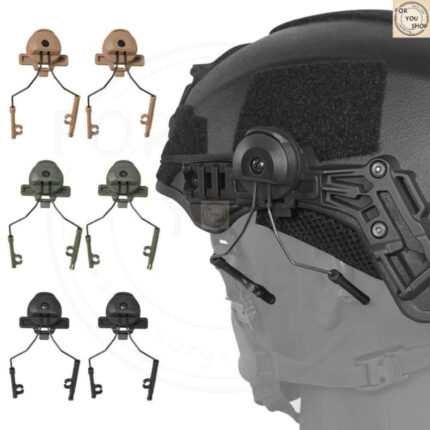 ขาติดหูฟังหมวกกันน็อค รองรับ WENDY 19-21mm หมุนได้ 360° Tactical Helmet Headset Rail Mount 360° ขายึดหูฟัง