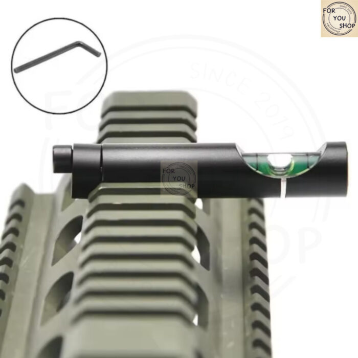 sg-11134201-81zv2-mn4e43deovly68.jpg ระดับน้ำสโคปสำหรับราง 11mm / 20mm ปรับสมดุลสโคป Tactical Bubble Level Picatinny Scope Mount