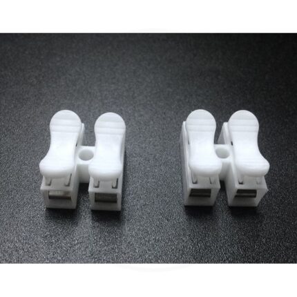 ข้อต่อสายไฟ 2 PIN เทอร์มินอลบล็อก (50ชิ้น)เทอมินอลสายไฟ push quick cable Connector terminal Wiring Terminal 10A250V