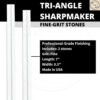 ชุดลับมีด Spyderco Tri-Angle Premium Sharpmaker 204MF ของแท้ พร้อมแท่งหินเซรามิก+DVD คู่มือการใช้งาน