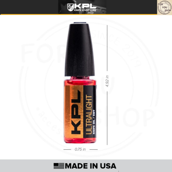 sg-11134201-81zvj-mn5w5ub7g1s833.jpg KPL Ultra-Light 10ml น้ำมันหยอดมีดพับ สูตรบางพิเศษ 5WT ลื่นไว ไม่ฝืด หล่อลื่นแกนพับ กันสนิม