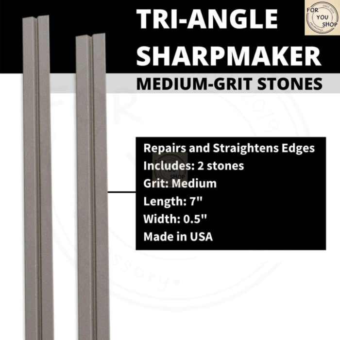 ชุดลับมีด Spyderco Tri-Angle Premium Sharpmaker 204MF ของแท้ พร้อมแท่งหินเซรามิก+DVD คู่มือการใช้งาน
