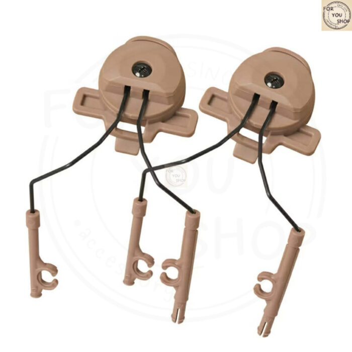 ขาติดหูฟังหมวกกันน็อค รองรับ WENDY 19-21mm หมุนได้ 360° Tactical Helmet Headset Rail Mount 360° ขายึดหูฟัง