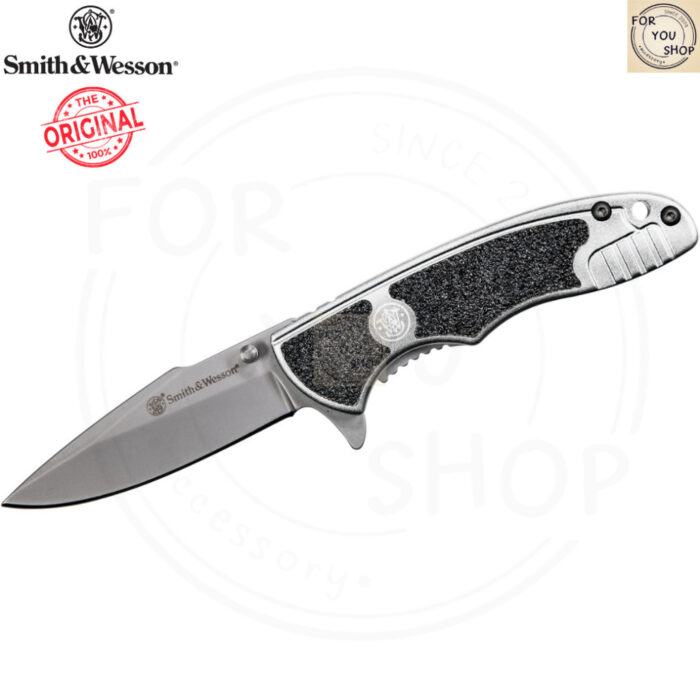 มีดพับ Smith&Wesson SW1100 Victory ใบมีด 2.75 นิ้ว ด้ามสแตนเลส ระบบ Frame Lock