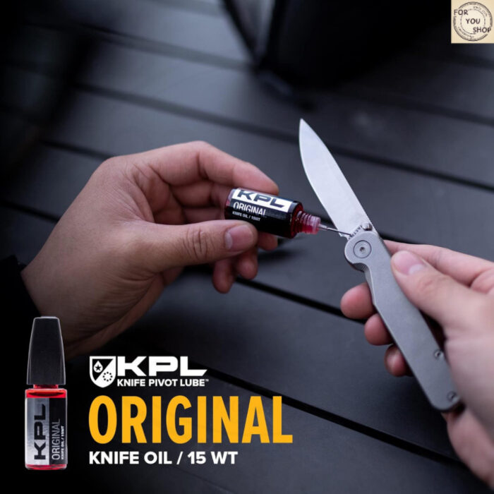 KPL Original Knife Oil 10ml น้ำมันหยอดมีดพับ สูตรกลาง 15WT ลื่นนุ่ม หล่อลื่นแกนพับ กันสนิม ไม่แห้ง