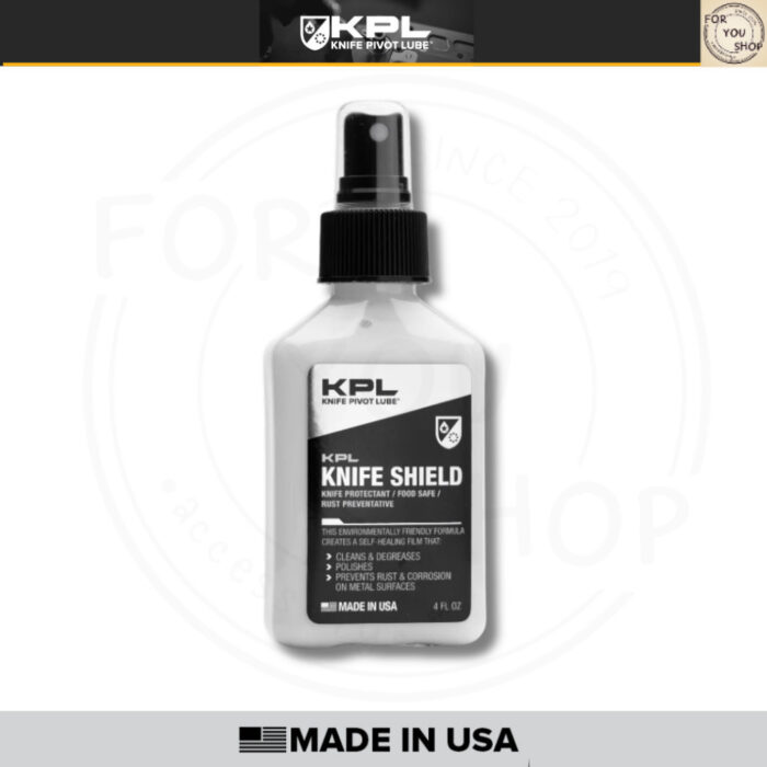 sg-11134201-81zw9-mn5w6bjpnri9a4.jpg KPL Knife Shield 120ml น้ำยาทำความสะอาดมีด Food Grade กันสนิม ล้างคราบกาว ขจัดคราบมัน เคลือบเงา