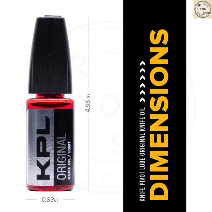 KPL Original Knife Oil 10ml น้ำมันหยอดมีดพับ สูตรกลาง 15WT ลื่นนุ่ม หล่อลื่นแกนพับ กันสนิม ไม่แห้ง