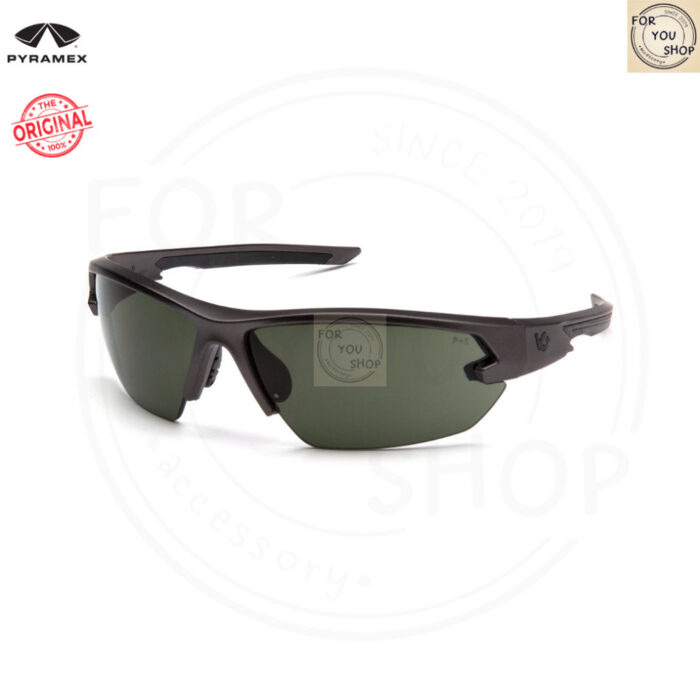 Pyramex Semtex 2.0 แว่นตาเซฟตี้ รุ่น VGST1422T เลนส์กันฝ้า Anti-Fog Gun Metal Frame / Forest Gray