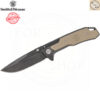sg-11134201-820l8-mnbic34a2r5w13.jpg มีดพับ Smith & Wesson SW609 Tactical Flipper ใบมีด 3.6นิ้ว Drop Point Black Stonewash ด้ามสแตนเลส G10 ระบบ Frame Lock