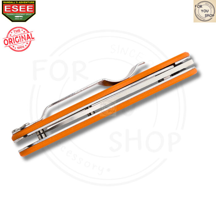 มีดพับ Churp Folding Knife by ESEE ใบ D2 คม 2.68” ด้าม G10 Liner Lock สี Orange