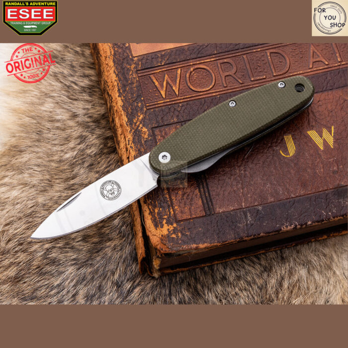 มีดพับ Churp Folding Knife by ESEE ใบ D2 คม 2.68” ด้าม Micarta Liner Lock สี Olive Drab