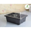 ถาดเพาะเมล็ดทรงสูง(12หลุม) ถาดเพาะต้นกล้า ถาดปักชำกิ่ง seedling tray พร้อมฝาบ่มระบายอากาศ ควบแน่นต้นไม้
