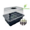 ถาดเพาะเมล็ดทรงสูง(12หลุม) ถาดเพาะต้นกล้า ถาดปักชำกิ่ง seedling tray พร้อมฝาบ่มระบายอากาศ ควบแน่นต้นไม้