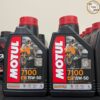 น้ำมันเครื่อง โมตุล MOTUL 7100 10W40 15W50 4T สูตร ESTER สังเคราะห์แท้ 100% สำหรับมอเตอร์ไซค์ 1L