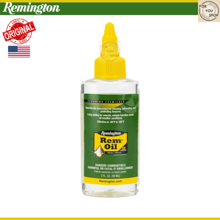 Remington Rem Oil 2oz น้ำมันหล่อลื่น ชโลม ป้องกันสนิม คุณภาพสูงจาก USA