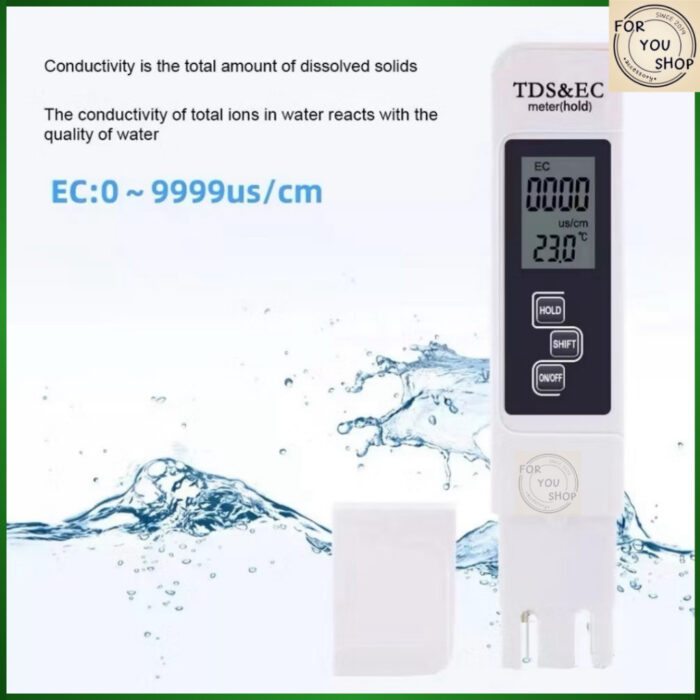 th-11134207-7rasa-m9e70972gfnzf9.jpg เครื่องวัดน้ำ 3in1 TDS/EC/PPM Meter ดิจิตอล พร้อมจอ LCD วัดแม่นยำ ใช้งานง่าย พกพาสะดวก