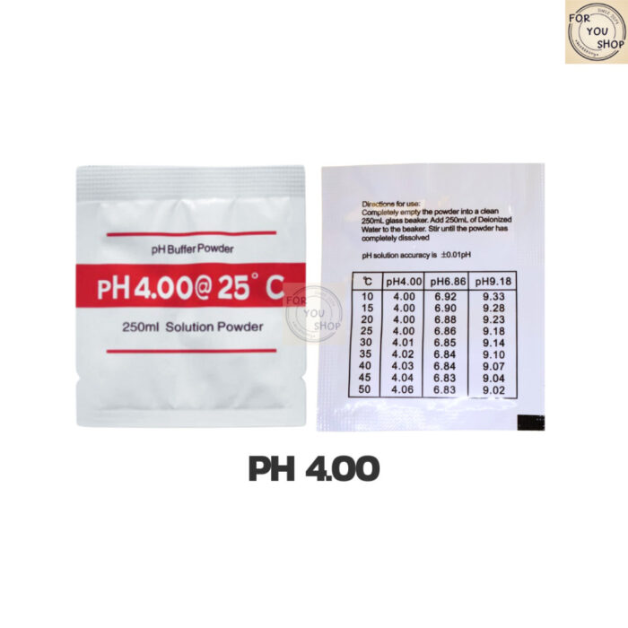 ผงบัฟเฟอร์ pH Buffer ผงคาริเบท ผงปรับ pH มิเตอร์ บัฟเฟอร์สารละลายมาตรฐาน สำหรับ calibate pH