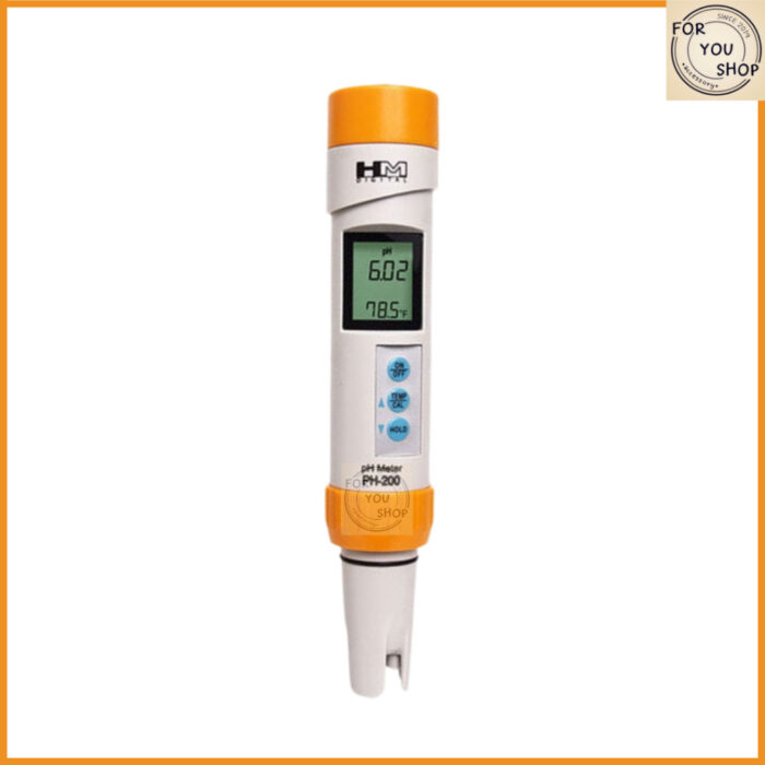th-11134207-7rasa-m9jvvpdjpxbi4f.jpg HM DIGITAL PH-200 เครื่องวัดกรดด่าง pH/Temp Meter ปากกาวัดค่า pH วัดอุณหภูมิ ค่าแม่นยำ ปากกาวัดph