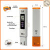 HM pH Meter PH-80 ปากกาวัดค่า pH วัดค่าน้ำ วัดค่า pH แม่นยำ Digital ปากกาวัดพีเอช ใช้งานง่าย