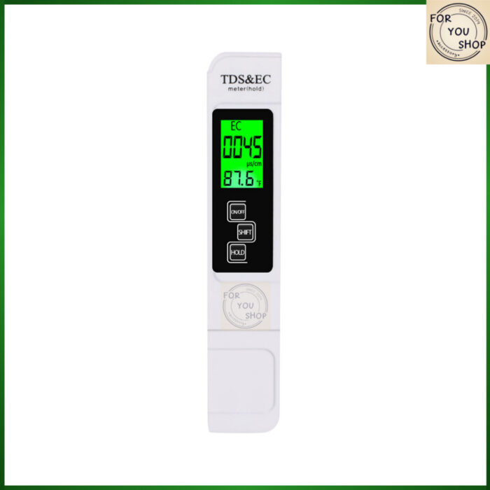 th-11134207-7rase-m9e7kaej241ae8.jpg เครื่องวัดน้ำ 3in1 TDS/EC/PPM Meter ดิจิตอล พร้อมจอ LCD วัดแม่นยำ ใช้งานง่าย พกพาสะดวก