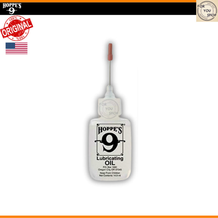 Hoppe's No.9 Synthetic Blend Lubricating Oil น้ำมันหล่อลื่น ปืน รอกตกปลา กลไก