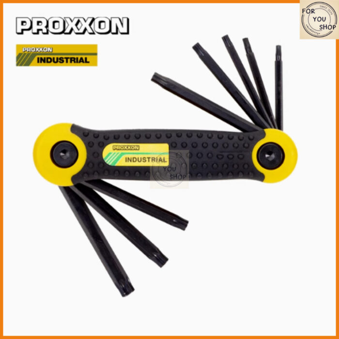 ชุดประแจหกเหลี่ยมพับได้ 8 ชิ้น PROXXON รุ่นพกพา (1.5–8 มม.) ของแท้จากเยอรมนี
