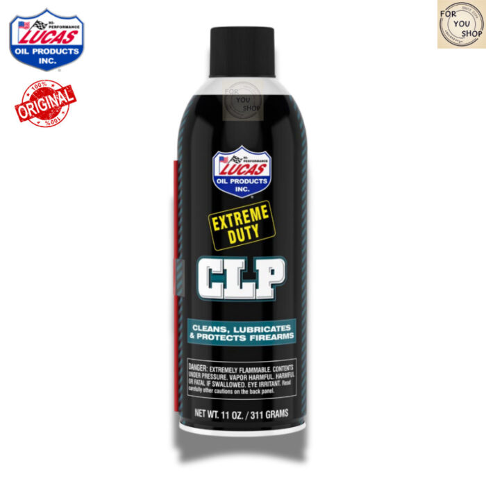 CLP Aerosol Lucas Oil 11oz ซีแอลพี สเปรย์ ชโลมผิวกันสนิม ทำความสะอาด และปกป้องปืน ในขั้นตอนเดียว