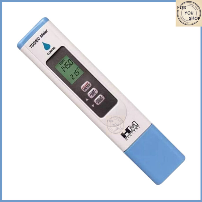 HM Digital COM-80 ปากกาวัดค่า TDS/EC แม่นยำ ใช้งานง่าย เหมาะสำหรับปลูกพืช ตรวจคุณภาพน้ำ Hygrotester
