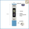 HM Digital COM-80 ปากกาวัดค่า TDS/EC แม่นยำ ใช้งานง่าย เหมาะสำหรับปลูกพืช ตรวจคุณภาพน้ำ Hygrotester