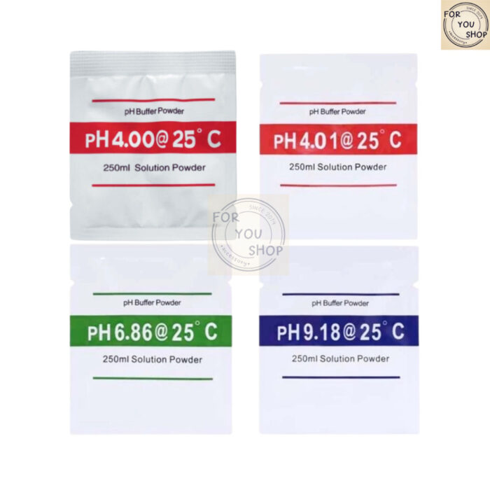 ผงบัฟเฟอร์ pH Buffer ผงคาริเบท ผงปรับ pH มิเตอร์ บัฟเฟอร์สารละลายมาตรฐาน สำหรับ calibate pH