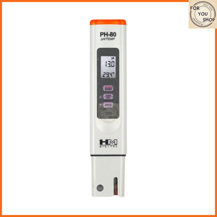 HM pH Meter PH-80 ปากกาวัดค่า pH วัดค่าน้ำ วัดค่า pH แม่นยำ Digital ปากกาวัดพีเอช ใช้งานง่าย