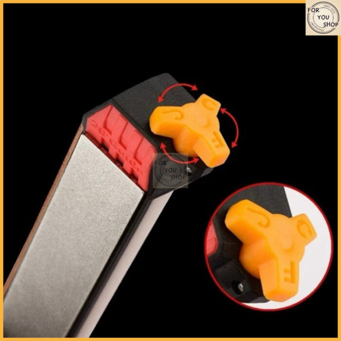 หินลับมีด หินเพชร Diamond แบบพกพา Angle Guide 20องศา Knife Sharpener สำหรับมีดพับ มีดครัว มีดเดินป่า