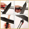 หินลับมีด หินเพชร Diamond แบบพกพา Angle Guide 20องศา Knife Sharpener สำหรับมีดพับ มีดครัว มีดเดินป่า