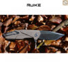 มีดพับ RUIKE P138 EDC ใบมีด Sandvik 14C28N Tanto 3.54นิ้ว ด้ามG10 Liner Lock Folding Knife Outdoor