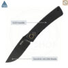 มีดพับ SRM Air 105M ใบมีด 14C28N ขนาด 2.95 นิ้ว ด้าม G10 ระบบ Liner Lock Tactical EDC Folding Knife