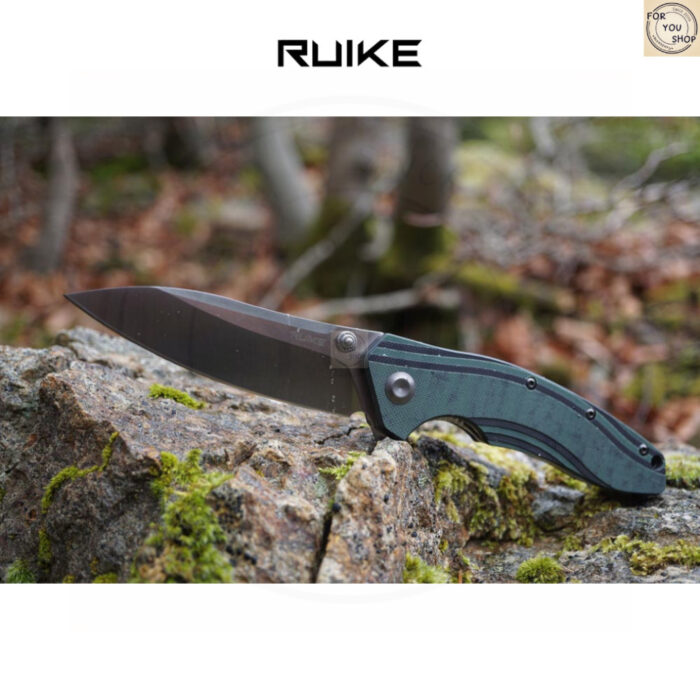 มีดพับ RUIKE P841-L EDC ใบมีดSandvik 14C28N 3.54นิ้ว ด้ามG10/ 420 stainless Liner lock Folding Knife