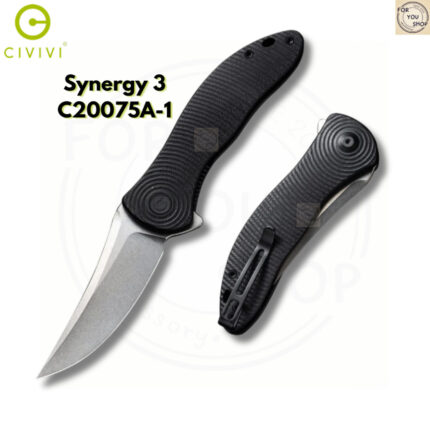 มีดพับ CIVIVI Synergy3 Flipper EDC ใบมีด Nitro-V 3.24 นิ้ว ด้าม G10 Nested Liner Lock รุ่น C20075A-1