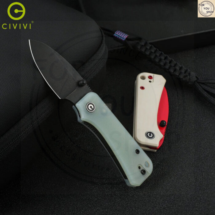 มีดพับ CIVIVI Baby Banter EDC ใบมีด Nitro-V 2.3 นิ้ว ด้าม G10 / Micarta Nested Liner Lock Thumb Stud