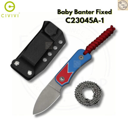 th-11134207-81ztd-mmypte94opoi0e.jpg มีดพก CIVIVI Baby Banter Fixed EDC ใบมีด Nitro-V 2.39 นิ้ว ด้าม G10 Jump Edition รุ่น C23045A-1