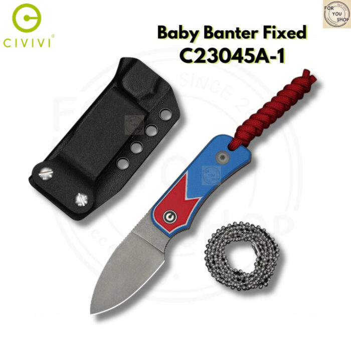 มีดพก CIVIVI Baby Banter Fixed EDC ใบมีด Nitro-V 2.39 นิ้ว ด้าม G10 Jump Edition รุ่น C23045A-1