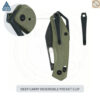 มีดพับ SRM Cub 261M ใบมีด 154CM / 140Cr Laminated ขนาด 2.83 นิ้ว ด้าม G10 ระบบ Crossbar Lock EDC