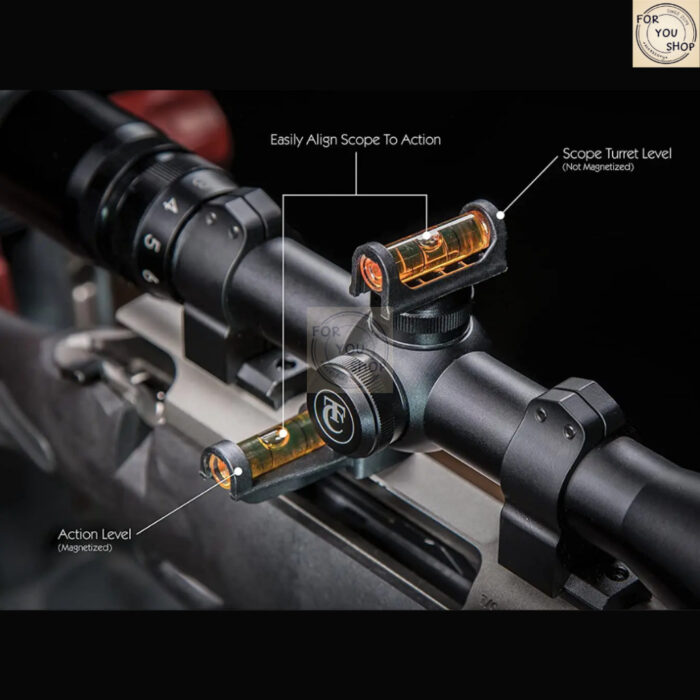 ระดับน้ำสโคป พร้อมอุปกรณ์เล็งแบบแม่เหล็ก Magnetic Gunsmith Level With Magnetic Aiming Device Tool
