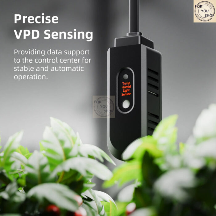 Spider Farmer GGS Controller Kit ชุดควบคุมสภาพอากาศ วัดอุณหภูมิ ความชื้น VPD Grow Tent ควบคุมผ่านแอป