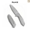 มีดพับ RUIKE P135-SF EDC Reverse Tanto ใบมีด Sandvik14C28N 3.62นิ้ว ด้าม420 Stainless Frame Lock