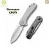 มีดพับ CIVIVI Elementum EDC ใบมีด D2 / 14C28N / Nitro-V 2.96นิ้ว Liner Lock Outdoor Flipper Knife