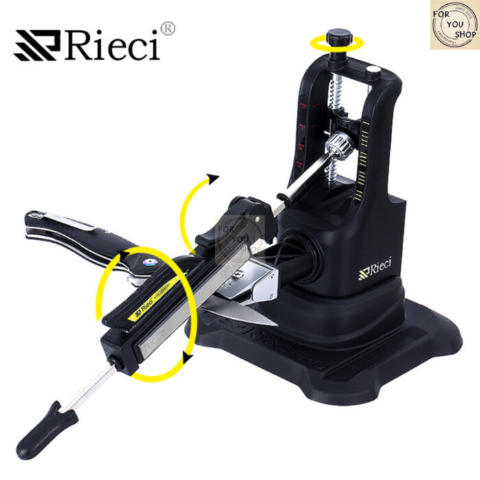 Rieci เครื่องลับมีดปรับองศา Precision Knife Sharpener หินลับมีดระบบปรับมุม ลับมีดคม สำหรับเชฟงานครัว RC-001